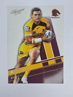 NRL 2012 Dynasty Base Card #14 Ben Te’o Brisbane Broncos