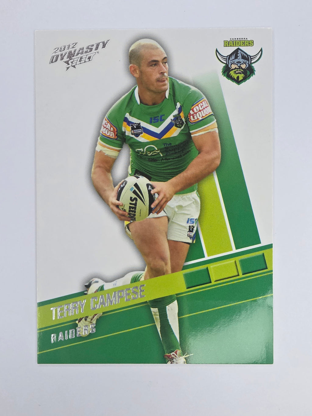 NRL 2012 Dynasty Base Card #19 Terry Campese Canberra Raiders