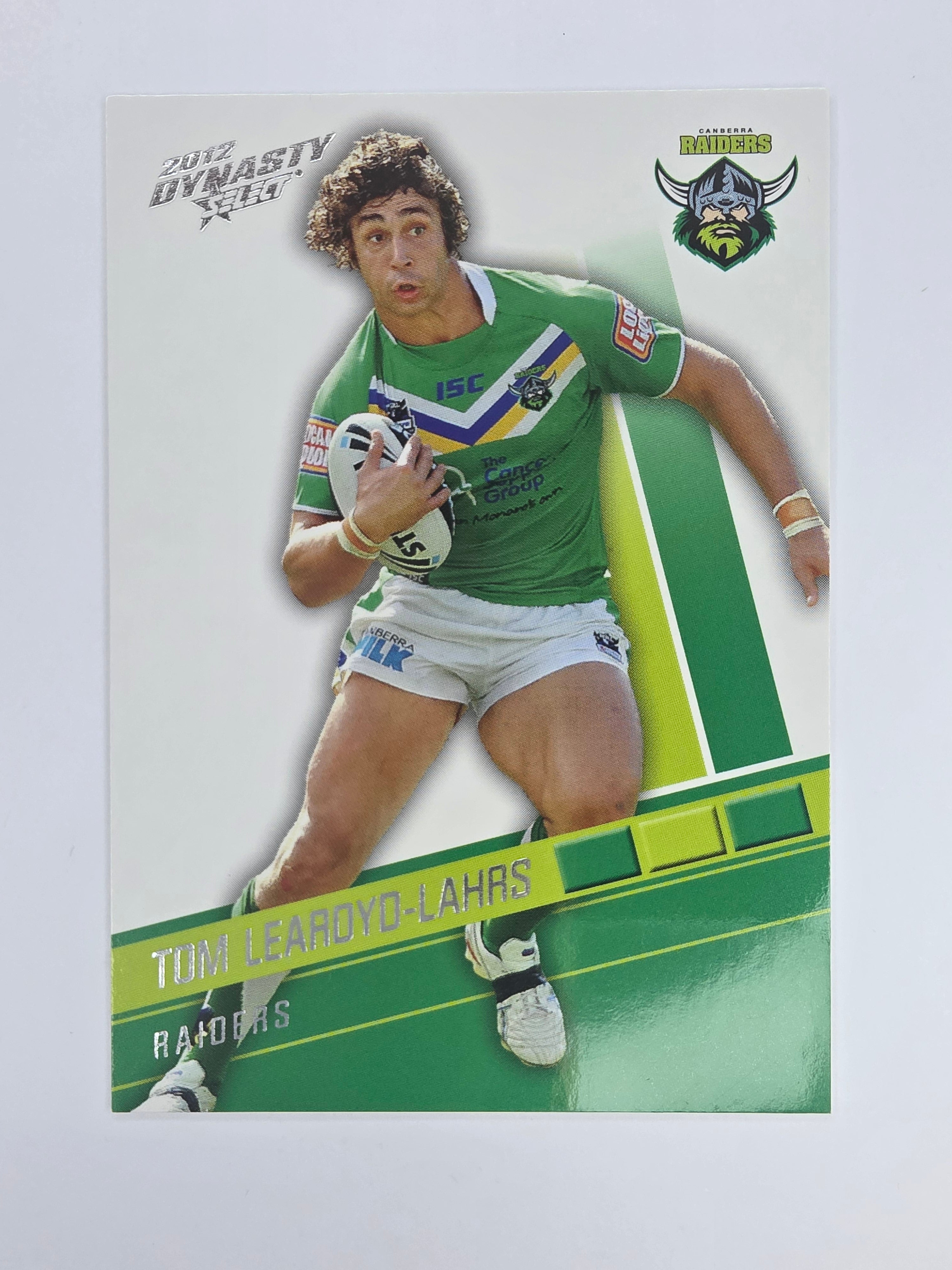 NRL 2012 Dynasty Base Card #23 Tom Learoyd-Lahrs Canberra Raiders