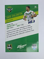 NRL 2012 Dynasty Base Card #26 David Shillington Canberra Raiders