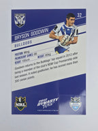 NRL 2012 Dynasty Base Card #32 Bryson Goodwin Canterbury Bankstown Bulldogs