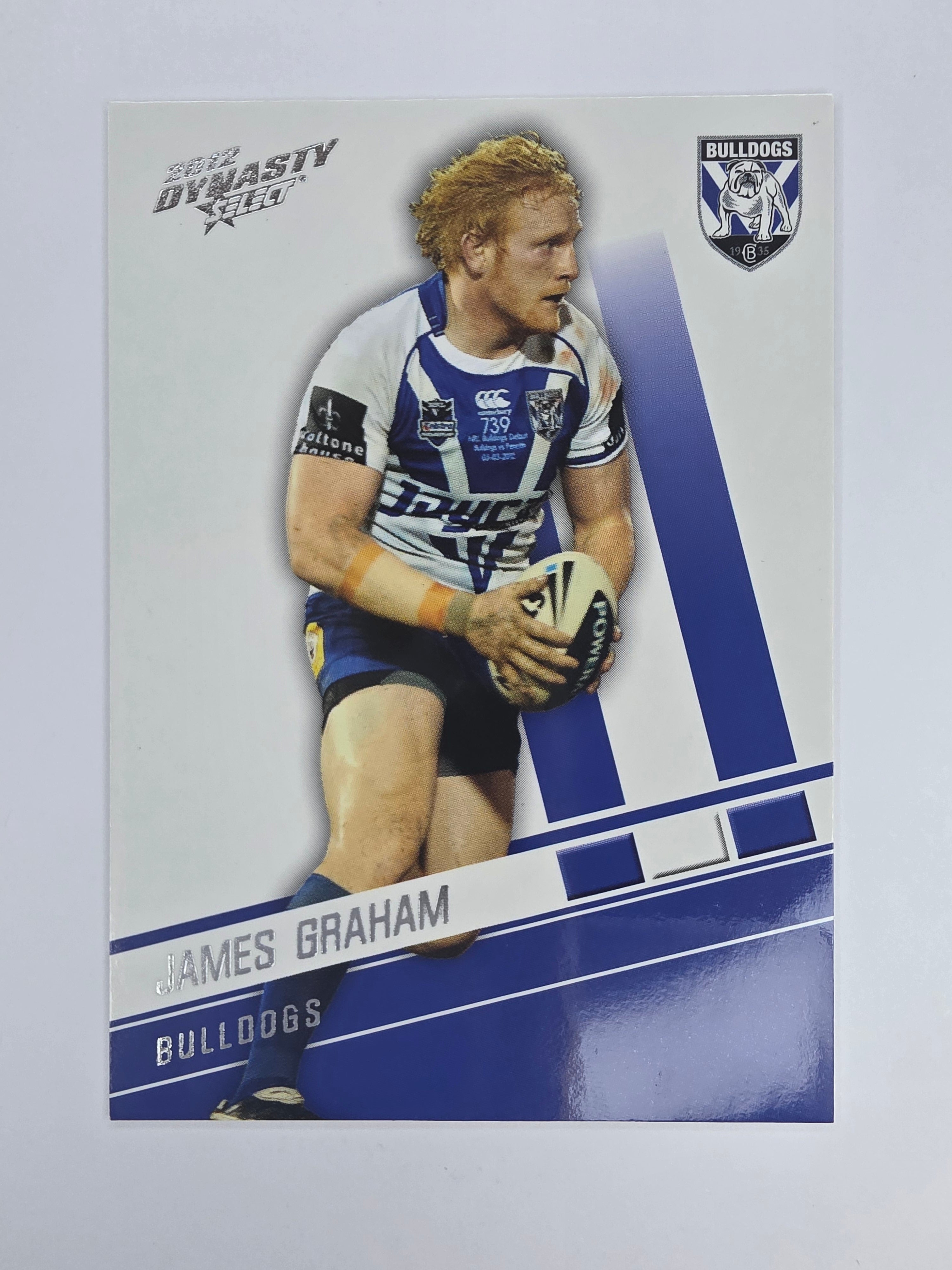 NRL 2012 Dynasty Base Card #33 James Graham Canterbury Bankstown Bulldogs