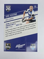 NRL 2012 Dynasty Base Card #35 Kris Keating Canterbury Bankstown Bulldogs