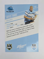 NRL 2012 Dynasty Base Card #47 Bryce Gibbs Cronulla Sutherland Sharks