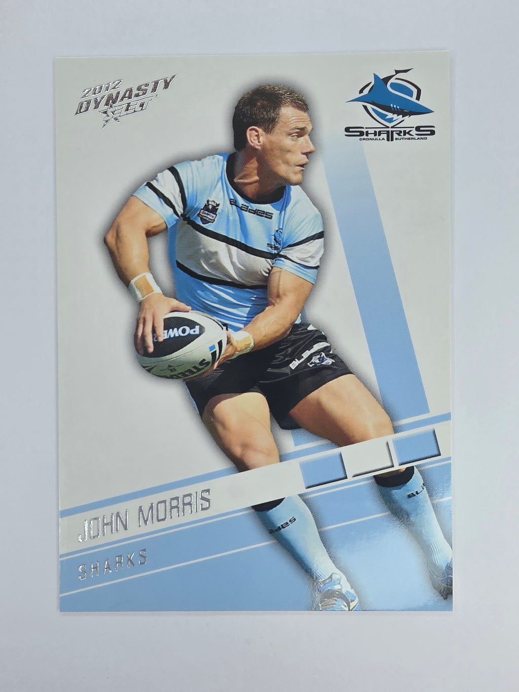 NRL 2012 Dynasty Base Card #49 John Morris Cronulla Sutherland Sharks