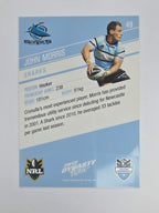 NRL 2012 Dynasty Base Card #49 John Morris Cronulla Sutherland Sharks
