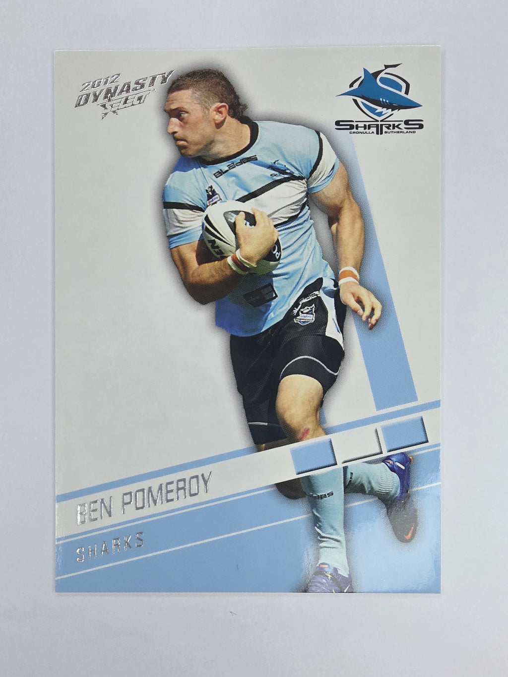 NRL 2012 Dynasty Base Card #50 Ben Pomeroy Cronulla Sutherland Sharks