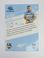 NRL 2012 Dynasty Base Card #51 Ben Ross Cronulla Sutherland Sharks