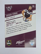 NRL 2012 Dynasty Base Card #68 Kieran Foran Manly Warringah Sea Eagles
