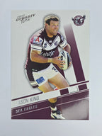 NRL 2012 Dynasty Base Card #69 Jason King Manly Warringah Sea Eagles