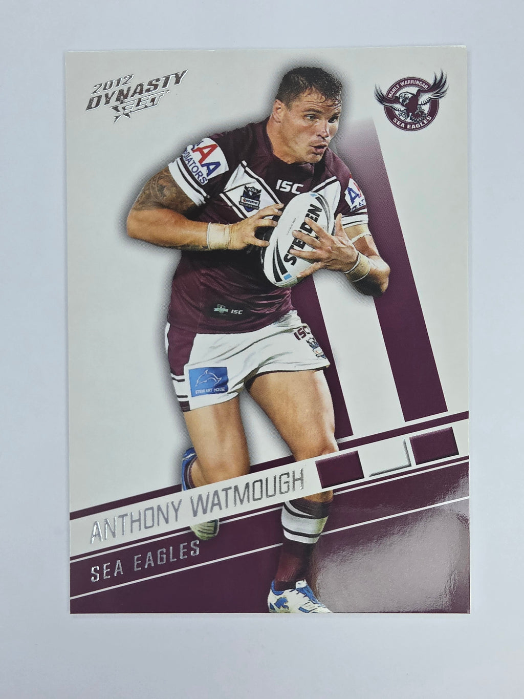 NRL 2012 Dynasty Base Card #75 Anthony Watmough Manly Warringah Sea Eagles