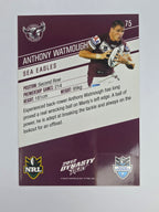 NRL 2012 Dynasty Base Card #75 Anthony Watmough Manly Warringah Sea Eagles