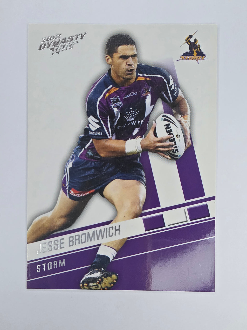 NRL 2012 Dynasty Base Card #77 Jesse Bromwich Melbourne Storm