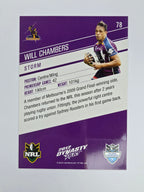 NRL 2012 Dynasty Base Card #78 Will Chambers Melbourne Storm