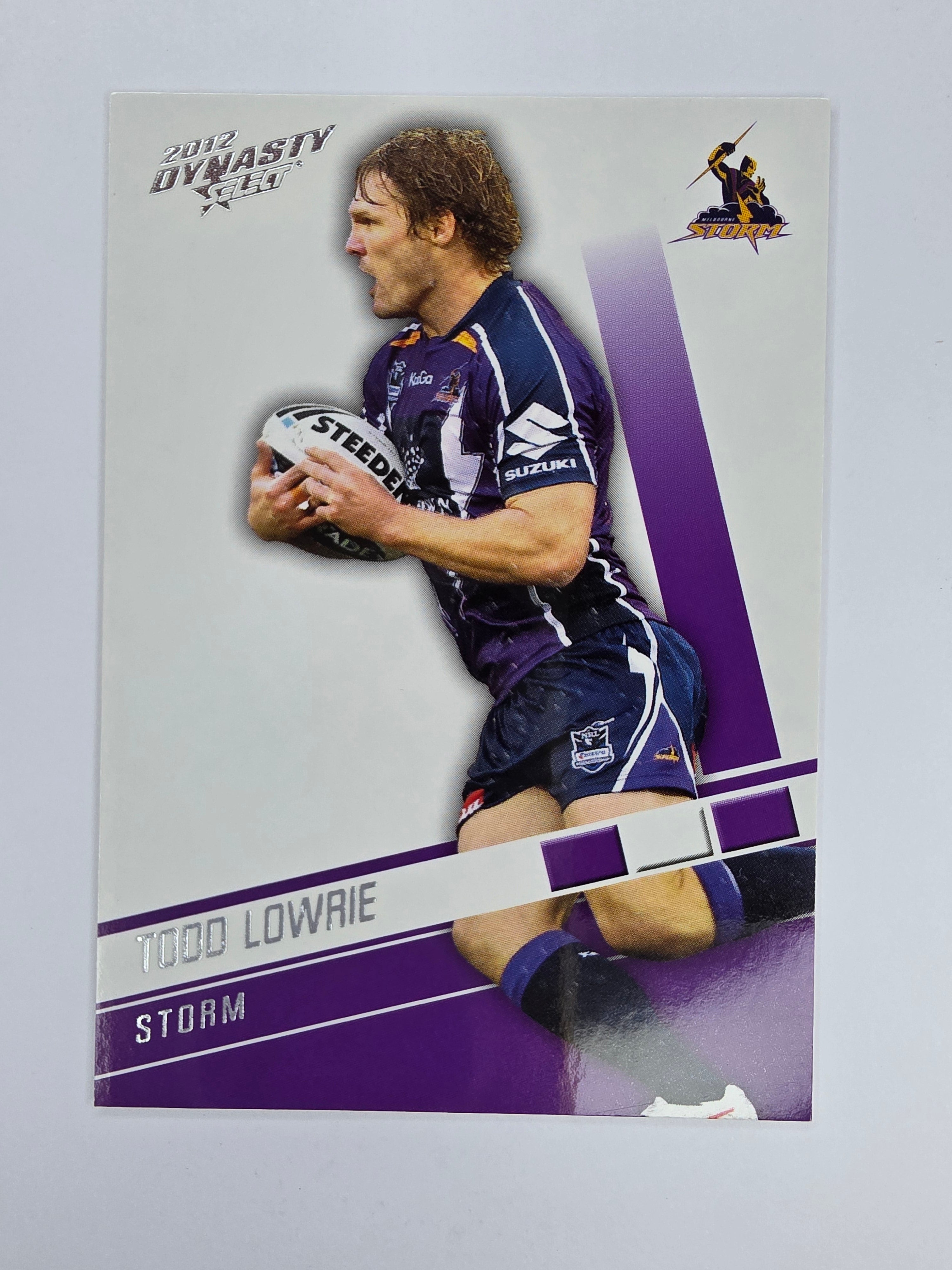NRL 2012 Dynasty Base Card #83 Todd Lowrie Melbourne Storm