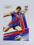 NRL 2012 Dynasty Base Card #93 Kurt Gidley Newcastle Knights