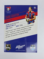 NRL 2012 Dynasty Base Card #95 Chris Houston Newcastle Knights