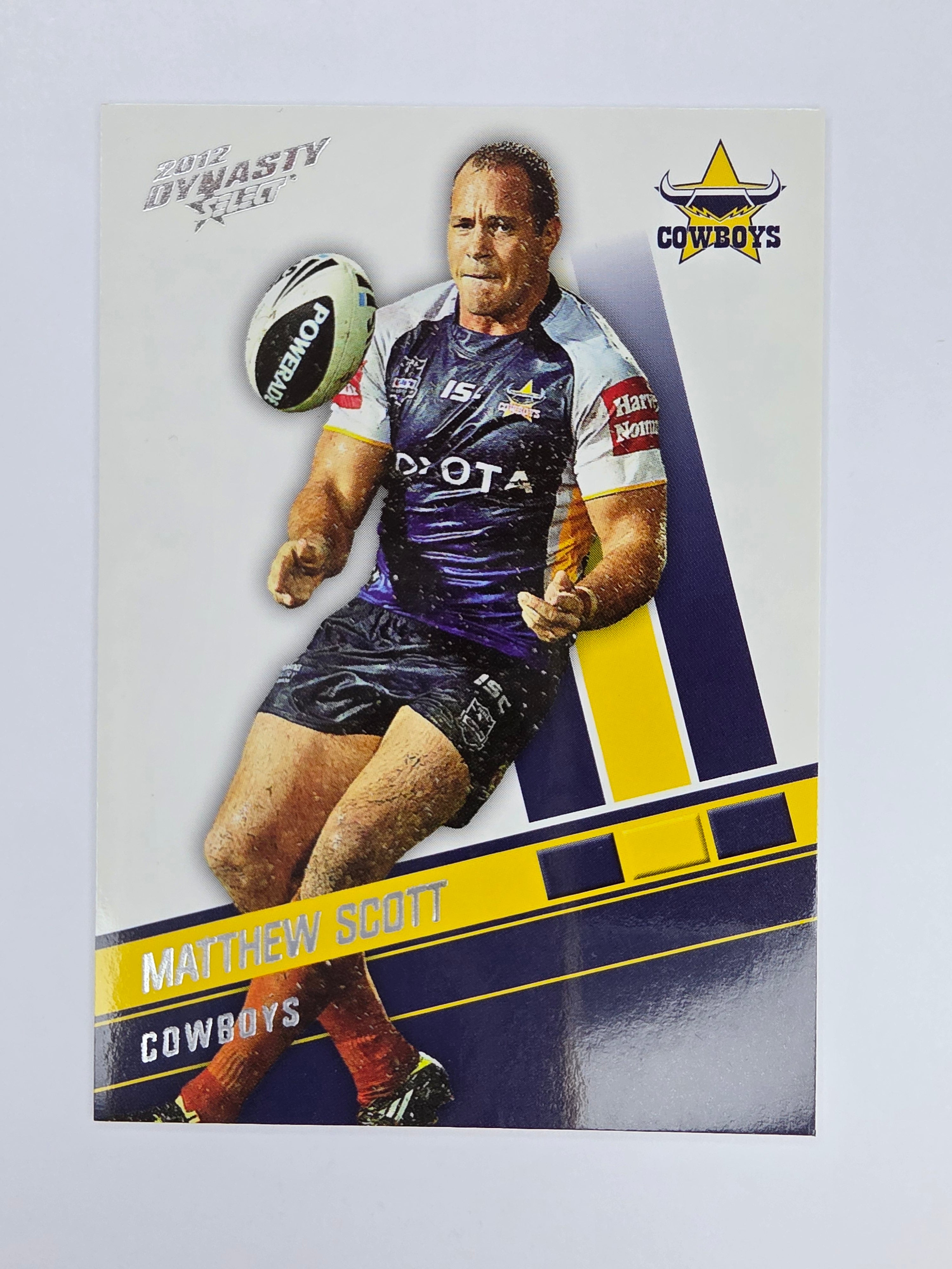 NRL 2012 Dynasty Base Card #105 Matthew Scott North Queensland Cowboys