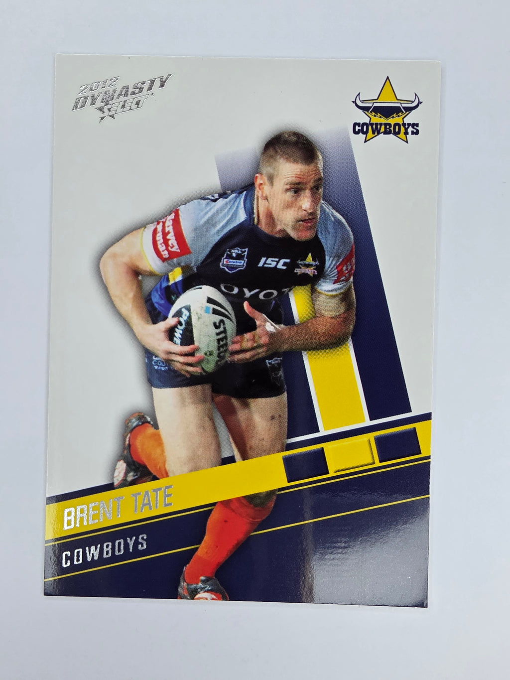 NRL 2012 Dynasty Base Card #109 Brent Tate North Queensland Cowboys