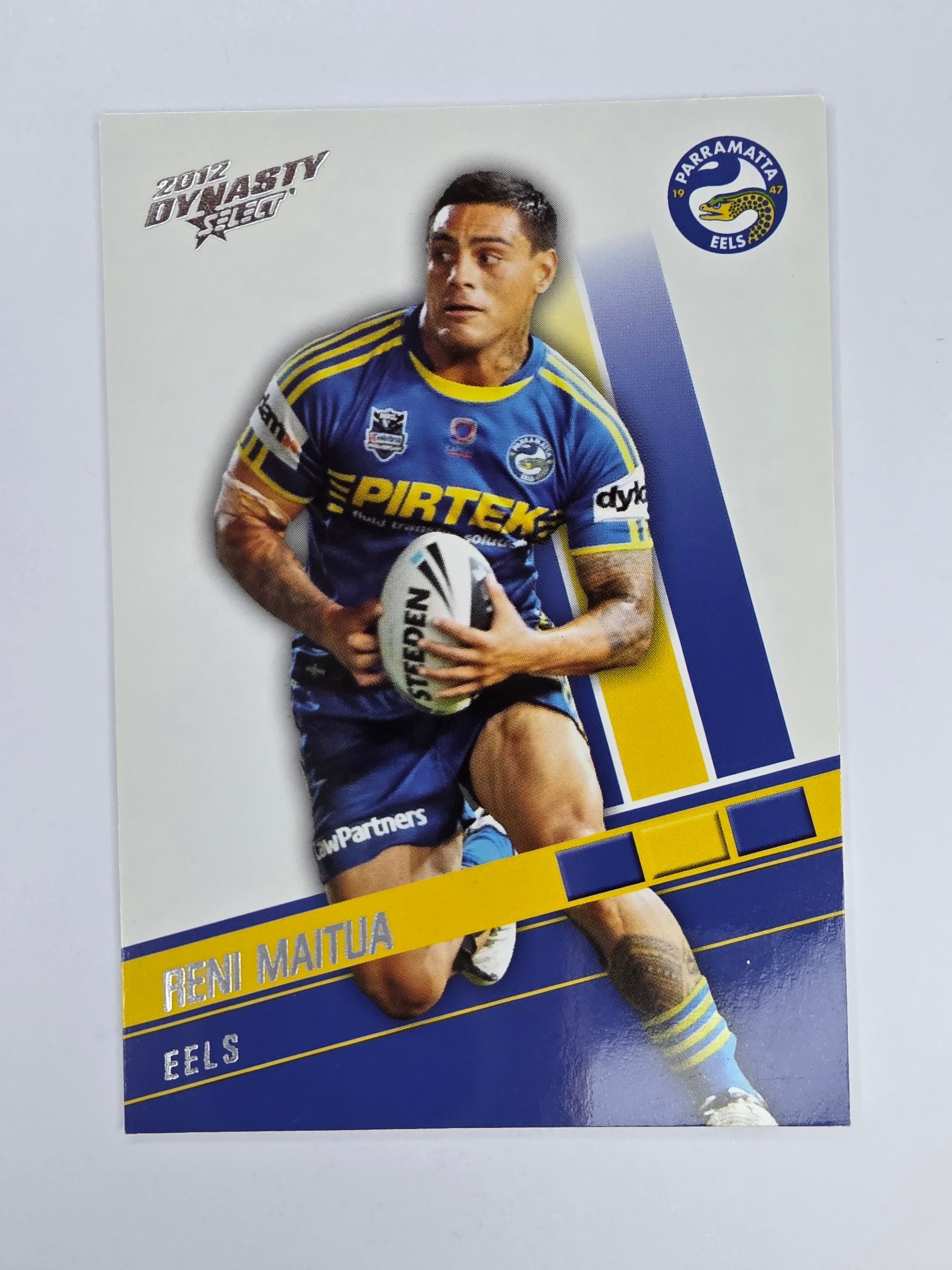 NRL 2012 Dynasty Base Card #117 Reni Maitua Parramatta Eels