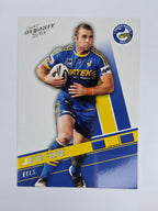 NRL 2012 Dynasty Base Card #121 Justin Poore Parramatta Eels