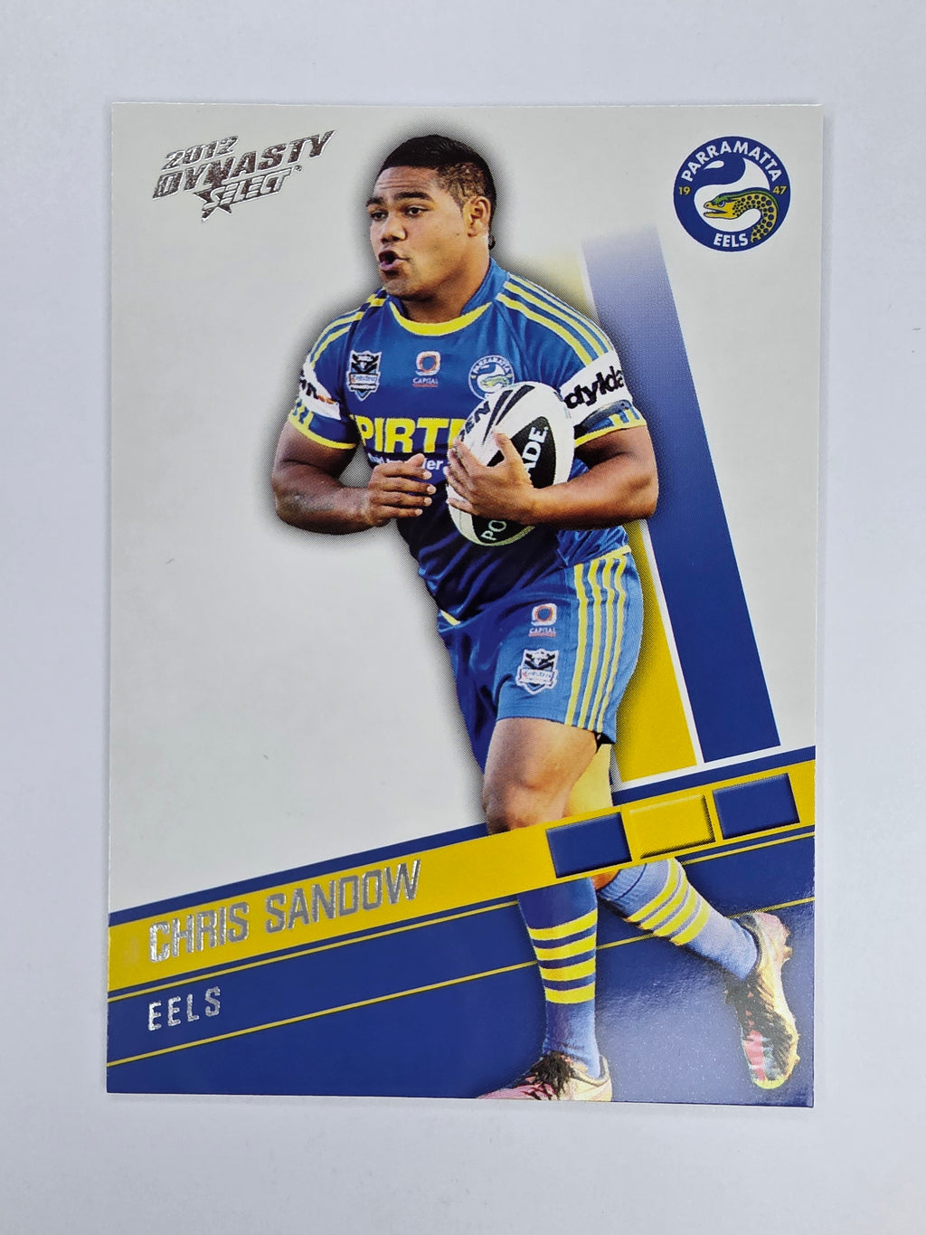 NRL 2012 Dynasty Base Card #123 Chris Sandow Parramatta Eels