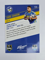 NRL 2012 Dynasty Base Card #123 Chris Sandow Parramatta Eels