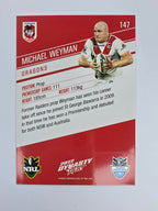 NRL 2012 Dynasty Base Card #147 Michael Weyman St George Illawarra Dragons