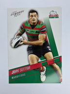 NRL 2012 Dynasty Base Card #159 John Sutton South Sydney Rabbitohs