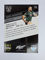 NRL 2012 Dynasty Base Card #179 Simon Mannering New Zealand Warriors