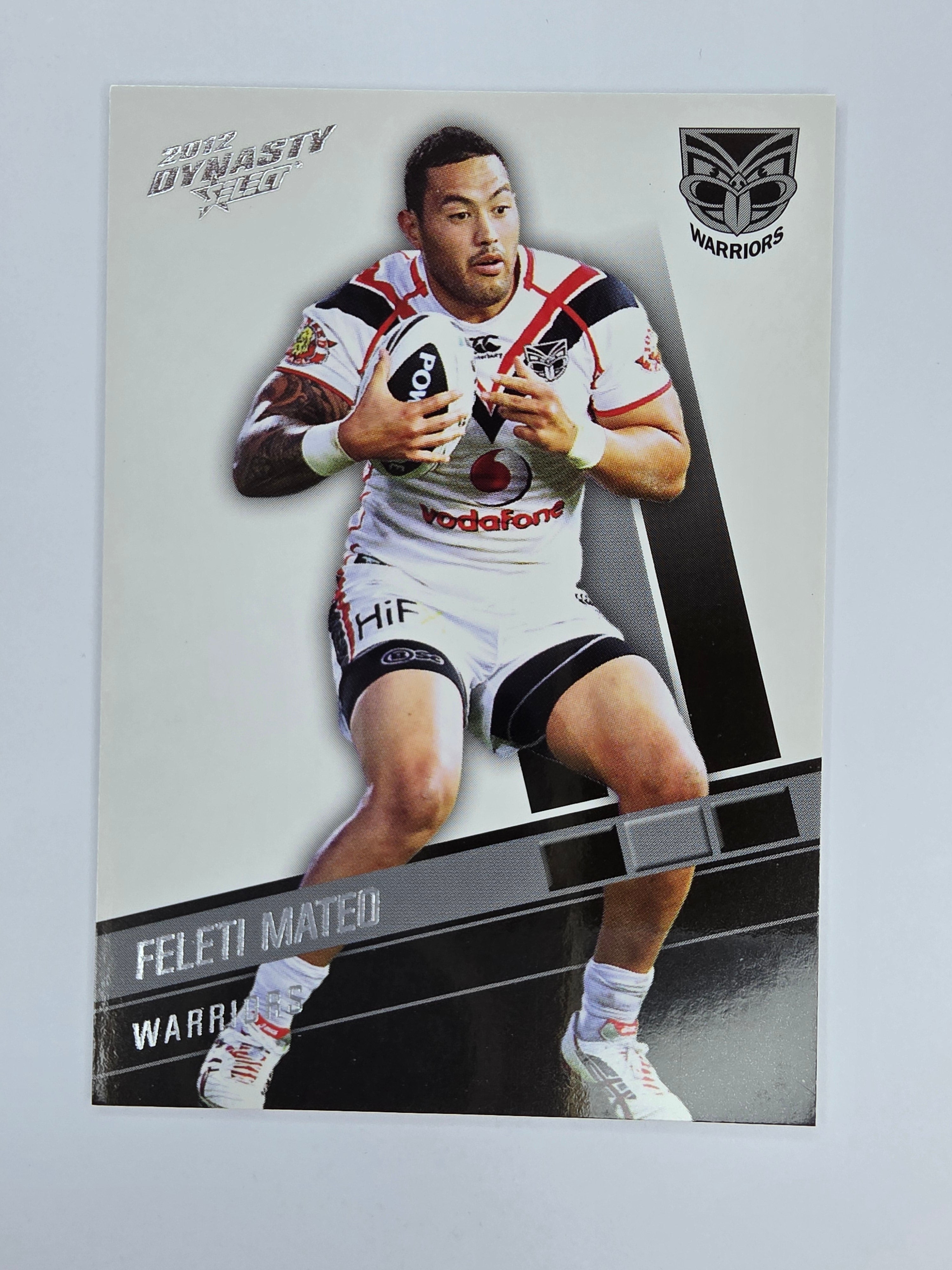 NRL 2012 Dynasty Base Card #180 Feleti Mateo New Zealand Warriors