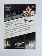 NRL 2012 Dynasty Base Card #180 Feleti Mateo New Zealand Warriors