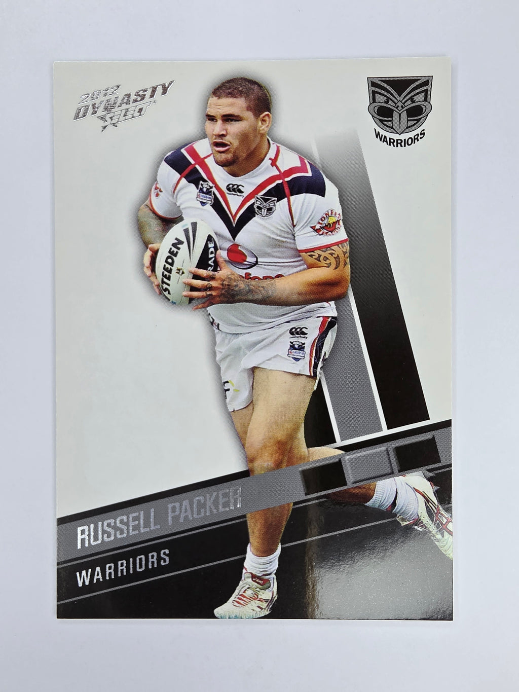 NRL 2012 Dynasty Base Card #182 Russell Packer New Zealand Warriors