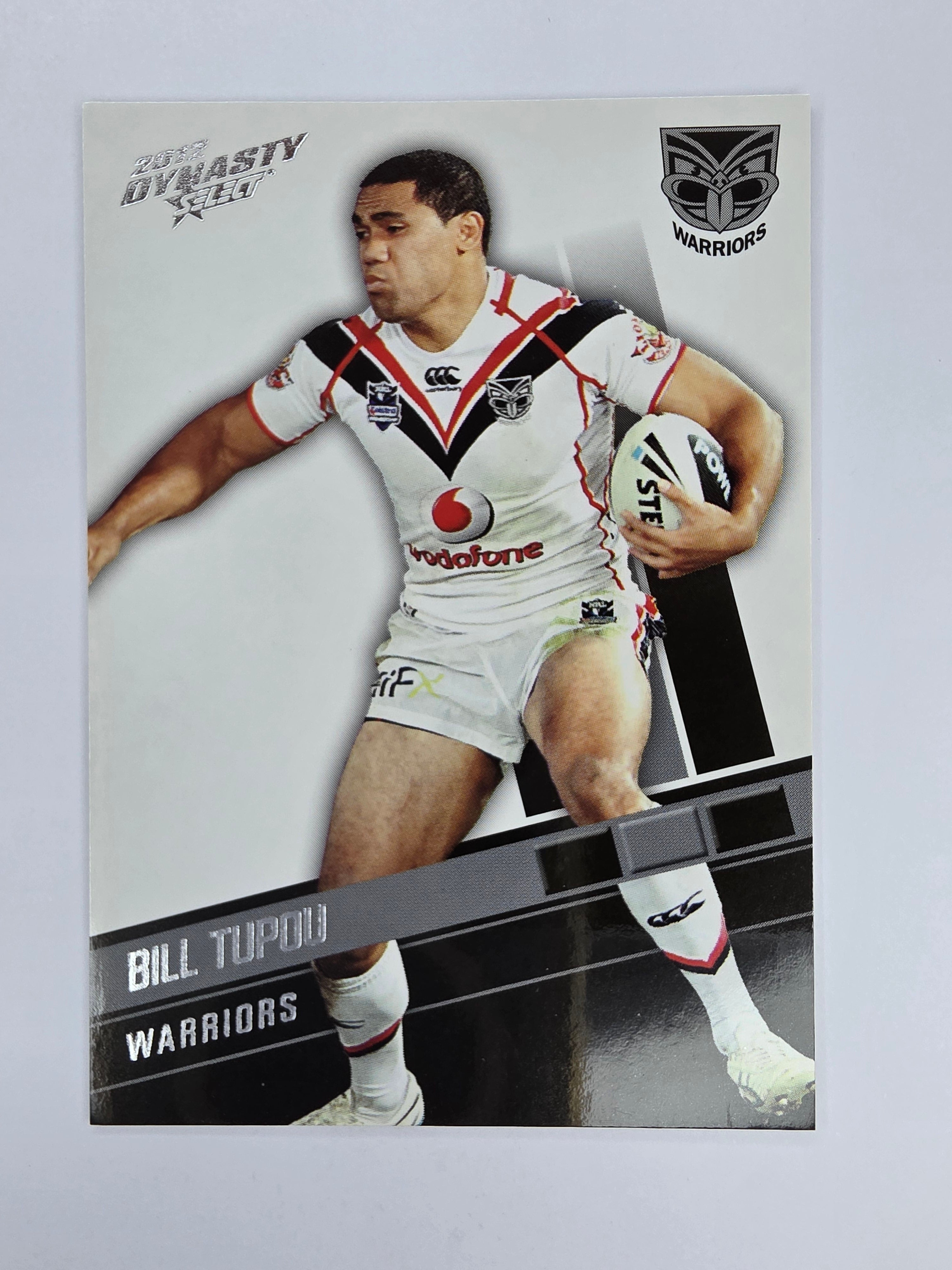 NRL 2012 Dynasty Base Card #183 Bill Tupou New Zealand Warriors