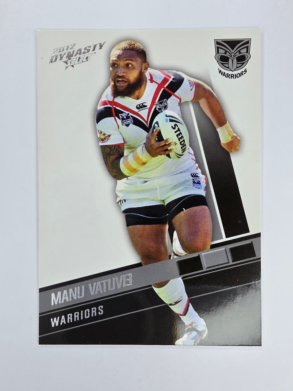 NRL 2012 Dynasty Base Card #184 Manu Vatuvei New Zealand Warriors