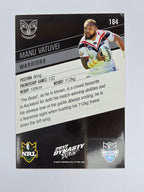 NRL 2012 Dynasty Base Card #184 Manu Vatuvei New Zealand Warriors