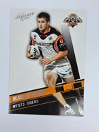 NRL 2012 Dynasty Base Card #185 Blake Ayshford Wests Tigers
