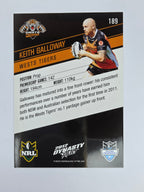 NRL 2012 Dynasty Base Card #189 Keith Galloway Wests Tigers