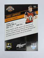 NRL 2012 Dynasty Base Card #191 Chris Lawrence Wests Tigers