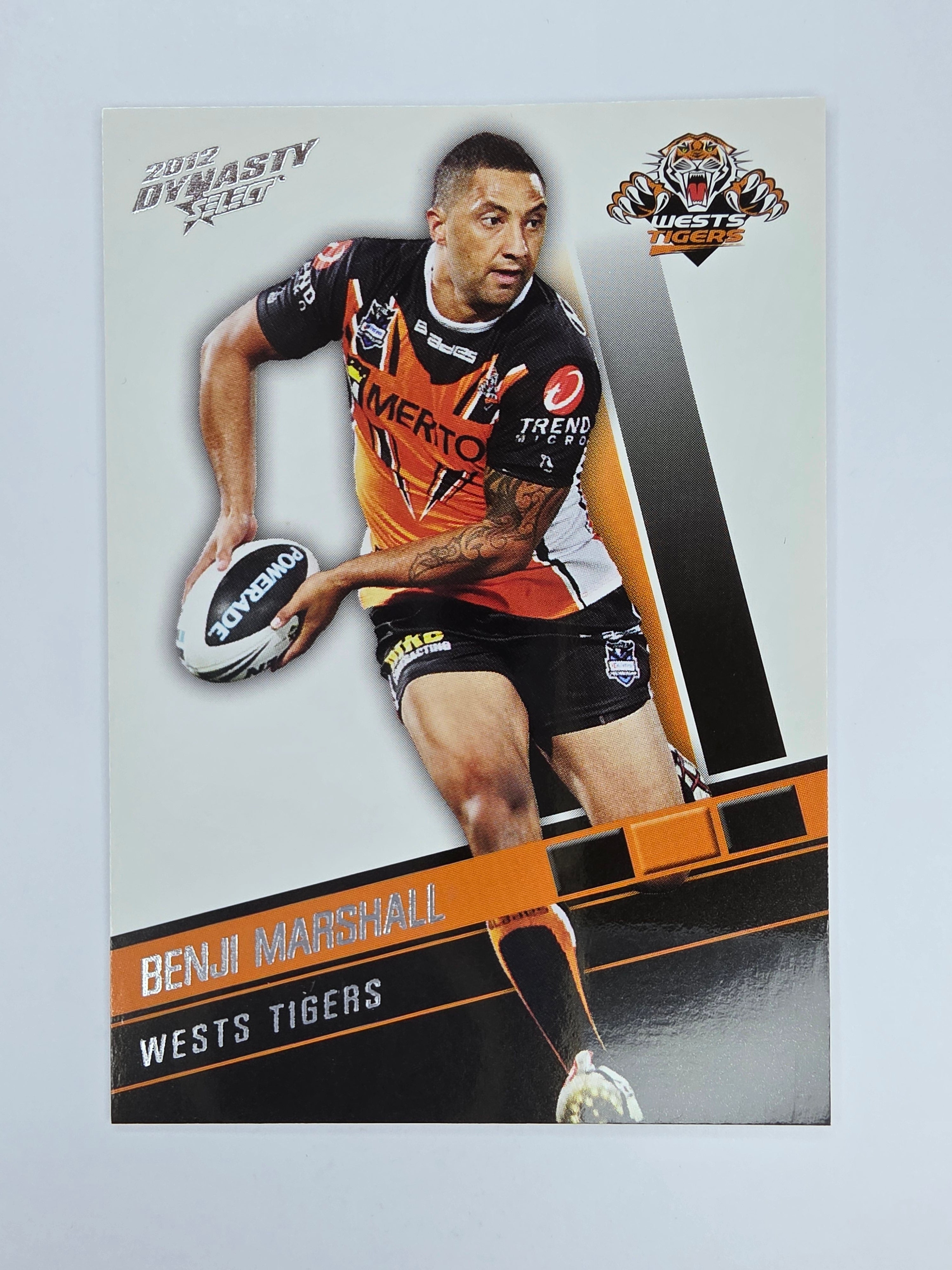 NRL 2012 Dynasty Base Card #192 Benji Marshall Wests Tigers