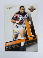 NRL 2012 Dynasty Base Card #195 Matt Utai Wests Tigers