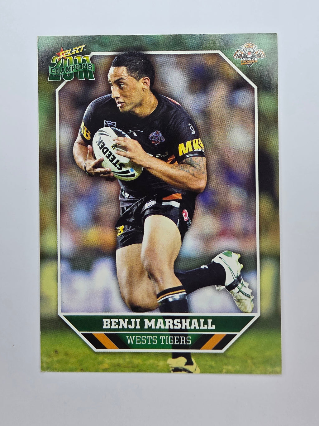NRL 2011 Champions Base Card #194 Benji Marshall Wests Tigers