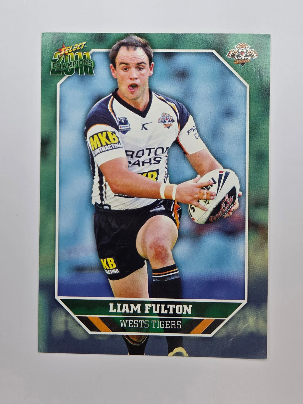 NRL 2011 Champions Base Card #192 Liam Fulton Wests Tigers