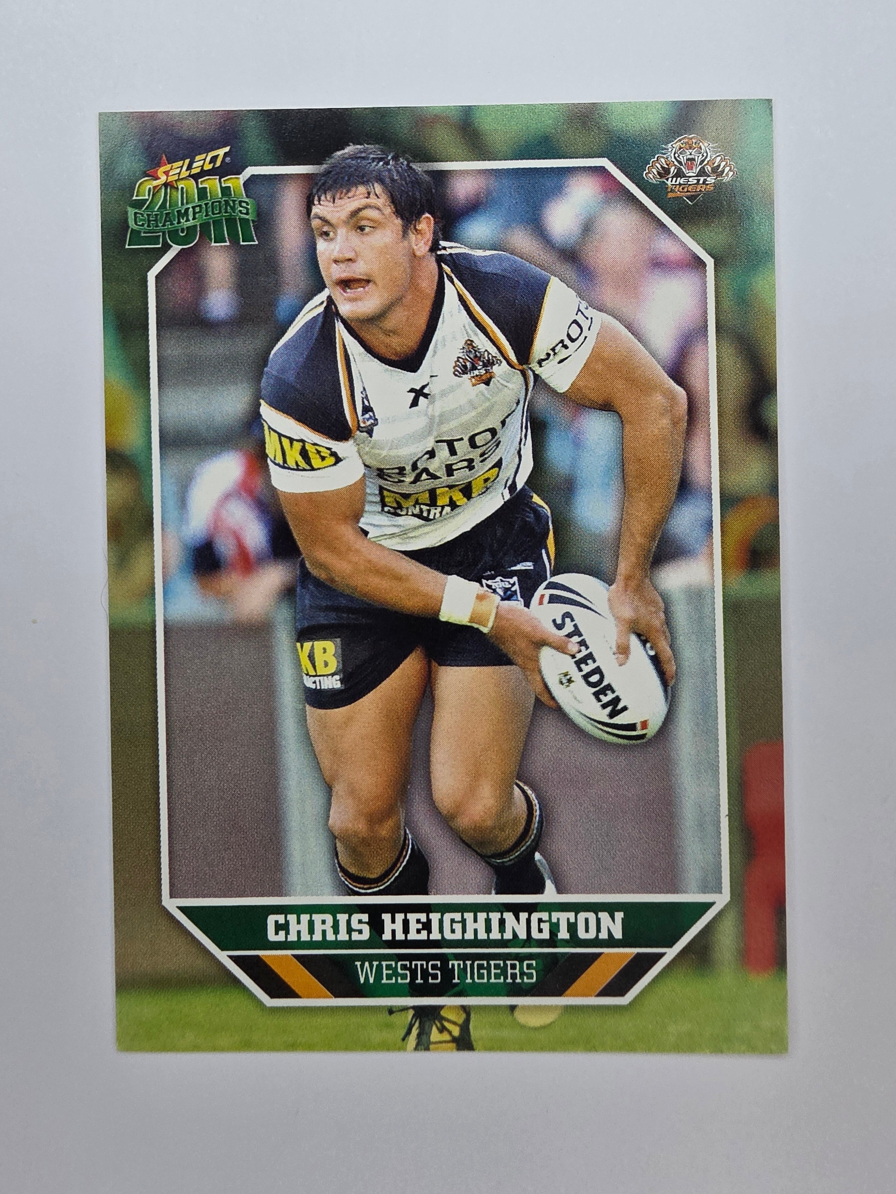 NRL 2011 Champions Base Card #191 Chris Heighington Wests Tigers