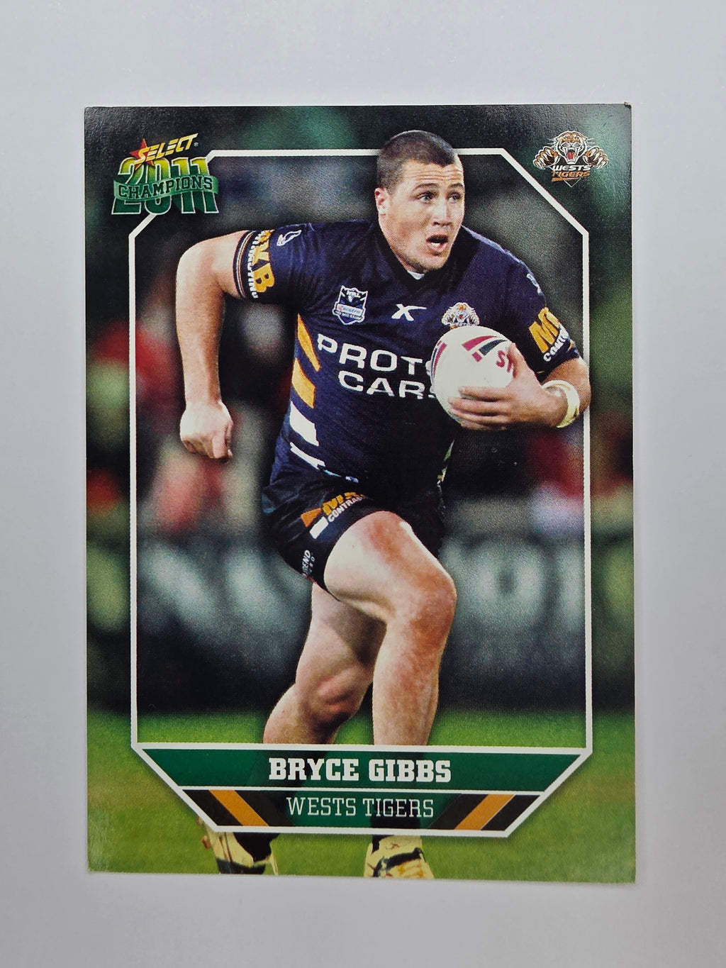 NRL 2011 Champions Base Card #189 Bryce Gibbs Wests Tigers