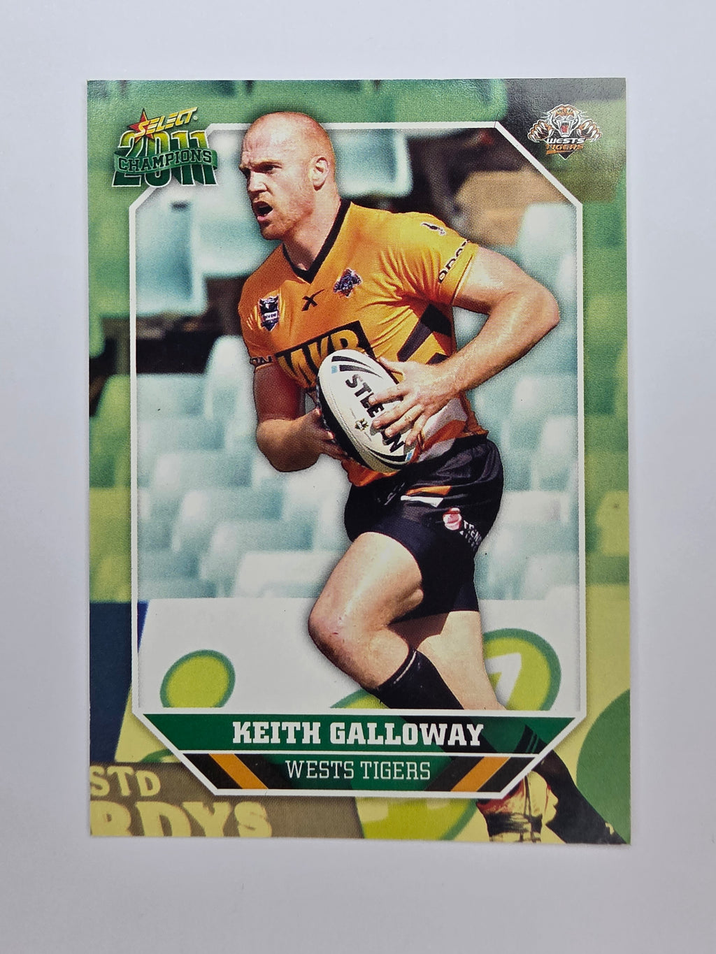 NRL 2011 Champions Base Card #188 Keith Galloway Wests Tigers