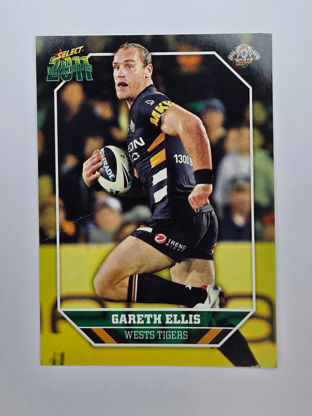 NRL 2011 Champions Base Card #187 Gareth Ellis Wests Tigers