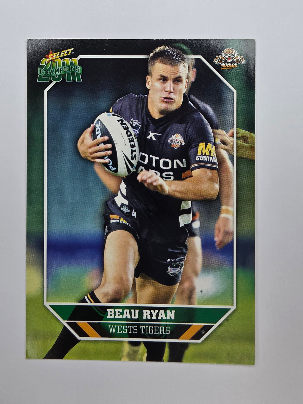NRL 2011 Champions Base Card #186 Beau Ryan Wests Tigers