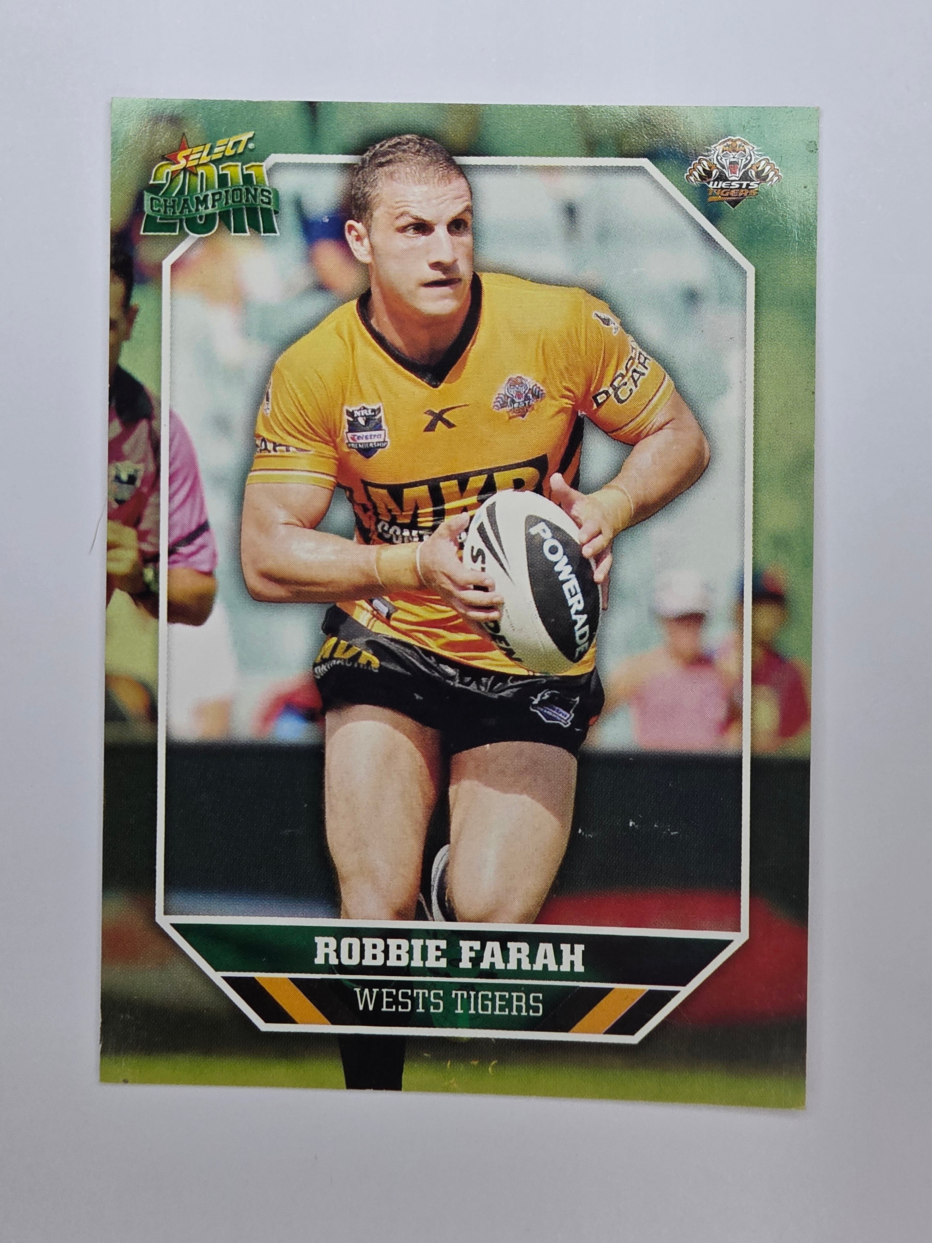 NRL 2011 Champions Base Card #185 Robbie Farah Wests Tigers