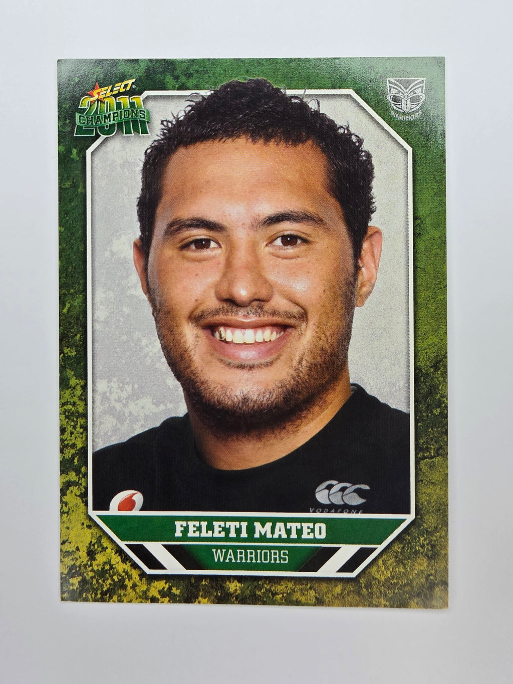 NRL 2011 Champions Base Card #183 Feleti Mateo New Zealand Warriors